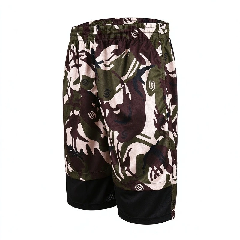 Dark Camo Print Basketball Shorts factory