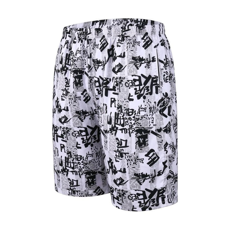 Graffiti Print Beach Shorts factory