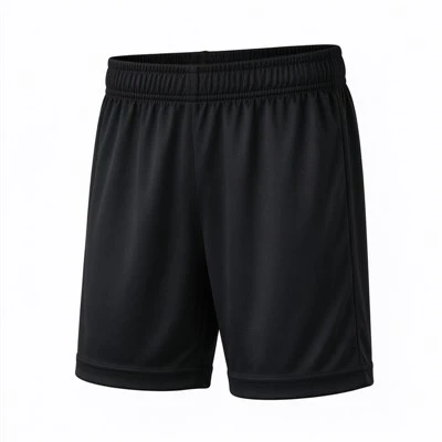 Black Football Shorts without Pockets