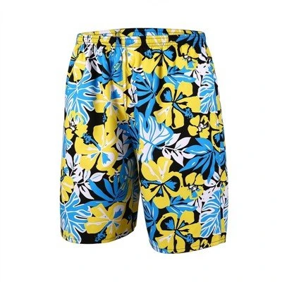 Floral Forest Print Beach Shorts
