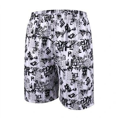 Graffiti Print Beach Shorts