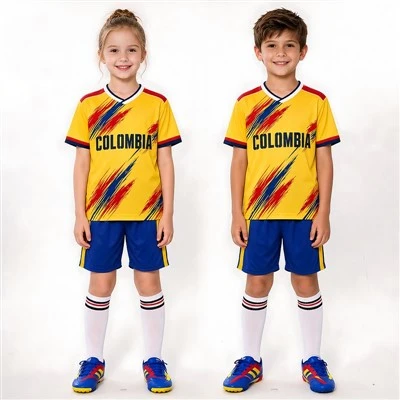 Kids' Colombia Fan Football Uniform