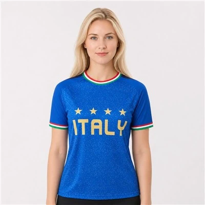 Women's Italy Fan Football Jersey